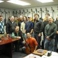 Winthrop Univ.. LH Dickert & Class visit Benedetto Guitars Savannah 2010