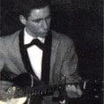 Bob Benedetto with archtop guitar 1960