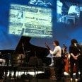 George Wein Howard alden Jazz at Lincoln Center soundcheck 2013