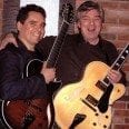 Howard Alden & Jack Wilkins with their Signature Benedetto models 2010