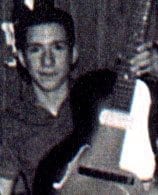 Young Bob Benedetto with archtop circa 1959