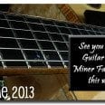 Benedetto Guitars at Healdsburg Guitar Festival and Miner Family Vineyards August 2013 