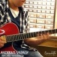Close-up of Jazz Prodigy Andreas Varady with his Bambino Deluxe at Benedetto Guitars Savannah GA 9-26-12 