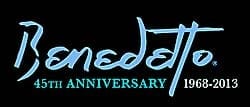 Benedetto Guitars 45th Anniversary Logo 1