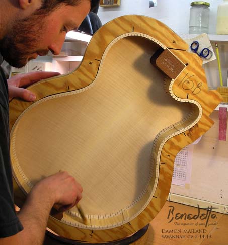 DamonMailand 16B Benedetto Guitars 2-14-13 news