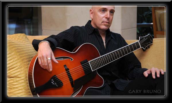Gary Bruno with Benedetto 16B jazz guitar
