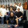 LH Dickert and Winthrop University class visits Benedetto Guitars 4-10-13