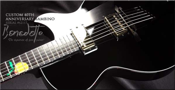 Benedetto custom Bambino 40th Anniversary black - Serial #S2117 - May 2013