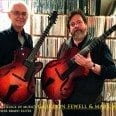 Berklee's Garrison Fewell & Mark White with their Benedetto Bravo Elite jazz guitars - May 2013