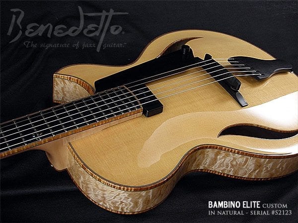 Benedetto Bambino Elite Custom in Natural - Serial #S2123- Stephanie Ward Photo 6-27-13 