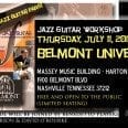 Belmont Benedetto Guitars Workshop July 11 2013