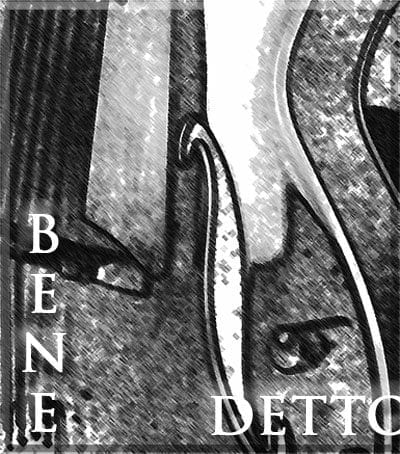 Black and white Benedetto Bravo Deluxe S2082 graphiic