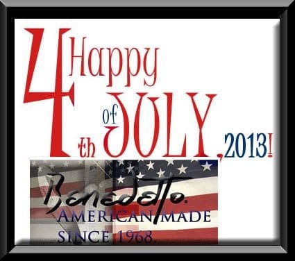 Happy 4th of July 2013 from Benedetto Guitars - Made in America since 1968!