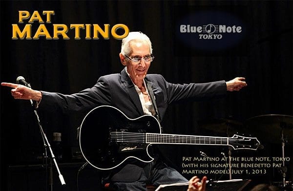 Pat Martino with Benedetto Signature model at Blue Note Tokyo 7-1-13 