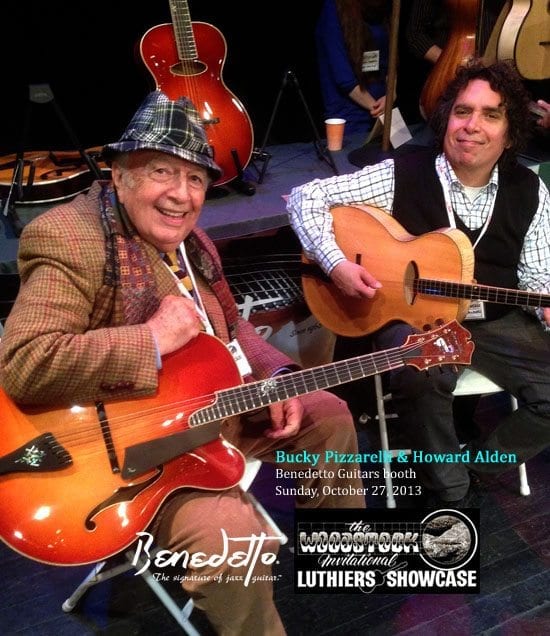 Woodstock Luthiers Showcase 2013 Bucky Pizzarelli and Howard Alden 