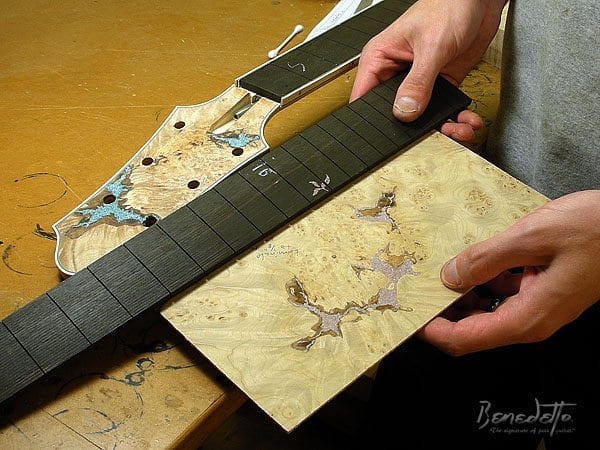 Benedetto Guitars - Custom inlay work 11-12-13