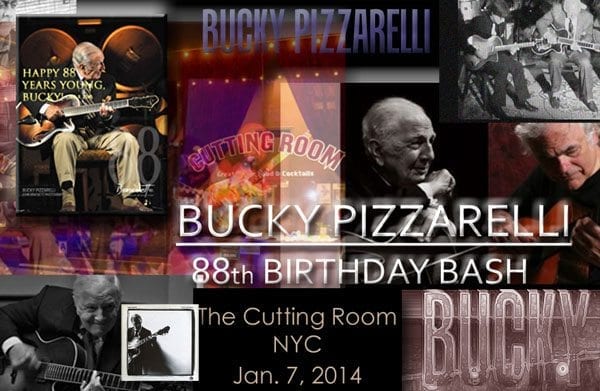 Bucky Pizzarelli 88th Birthday Bash Cutting Room NYC 1-7-14 