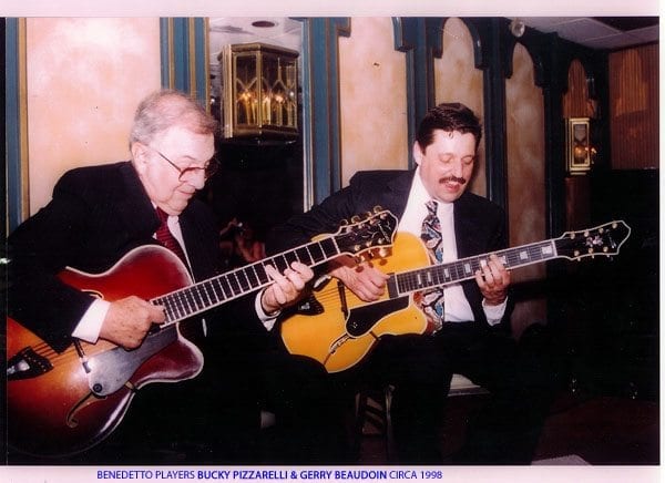 Bucky Pizzarelli and Gerry Beaudoin circa 1998 news