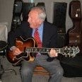 Bucky Pizzarelli with Benedetto 7string 1978 donated to Smithsonian4-06 165