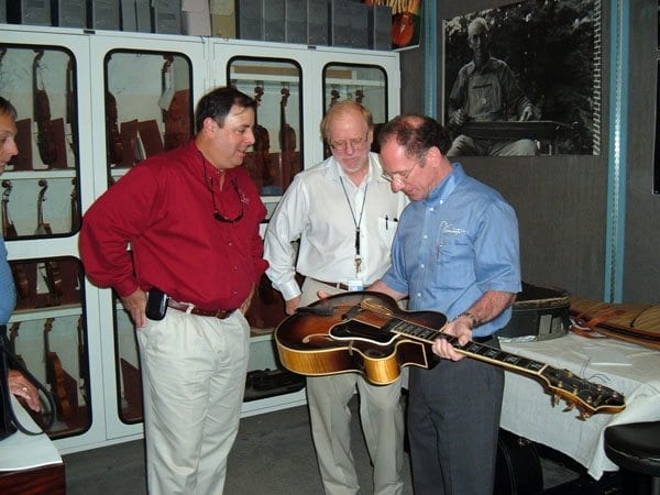 Smithsonian Institution April 2006 Bob Benedetto with Howard Paul Gary Sturm Pizzarelli 7-string news