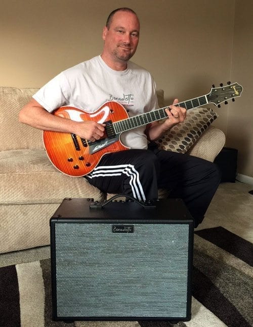Rich W and new Benedetto Amp, Guitar and Gear Oct 2014 