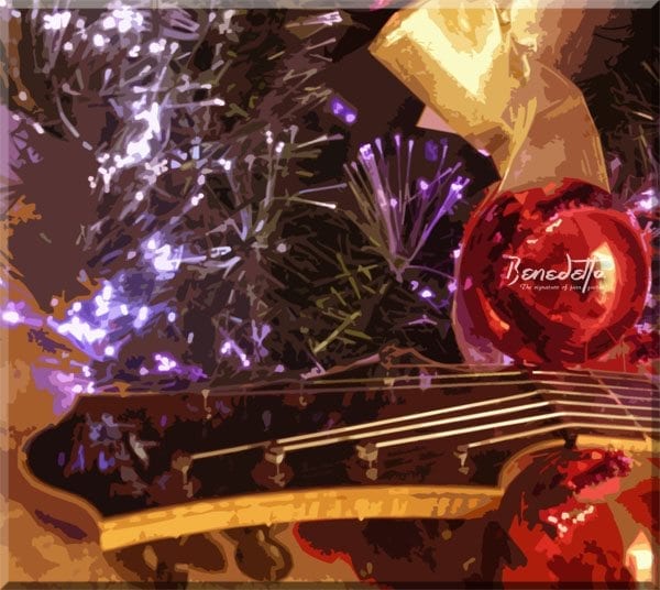Xmas 2014 graphic with Benedetto ornament and guitar 12-4-14