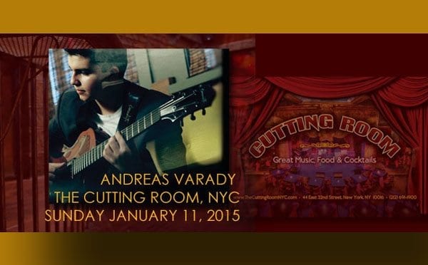 Benedetto Player Andreas Varady The Cutting Room NYC 1-11-15 