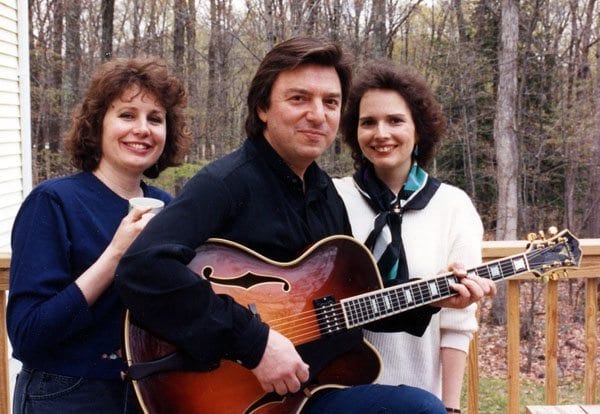 Jack Wilkins with Cindy Benedetto (l) and friend Andrea East Stroudsburg PA 1992